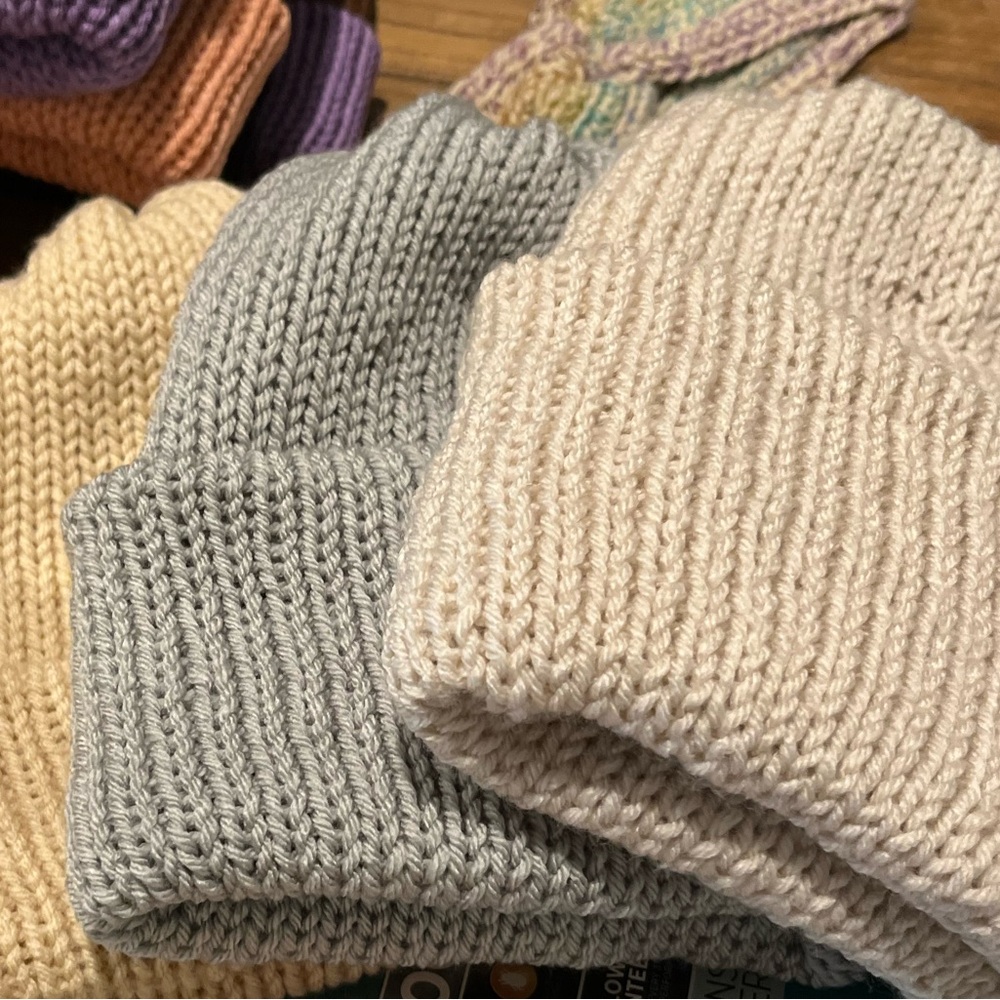 Double layer beanie